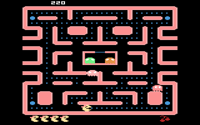 Ms. Pac-Man (1982) (Atari) Screenshot 1